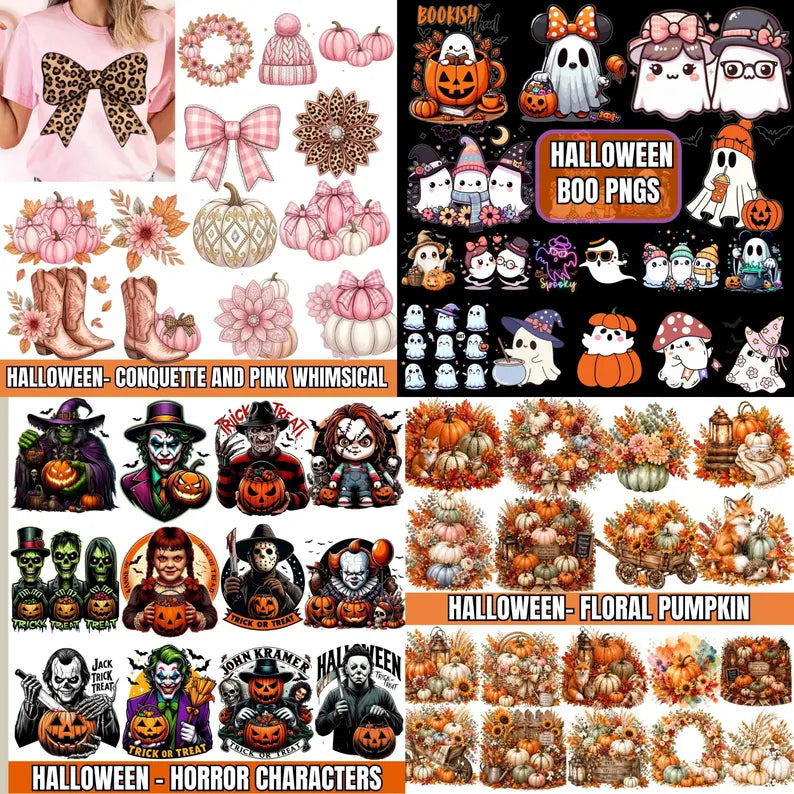 35,000+ Halloween Mega Bundle β Spooky Cartoon, Horror & Pumpkin Digital PNG Designs