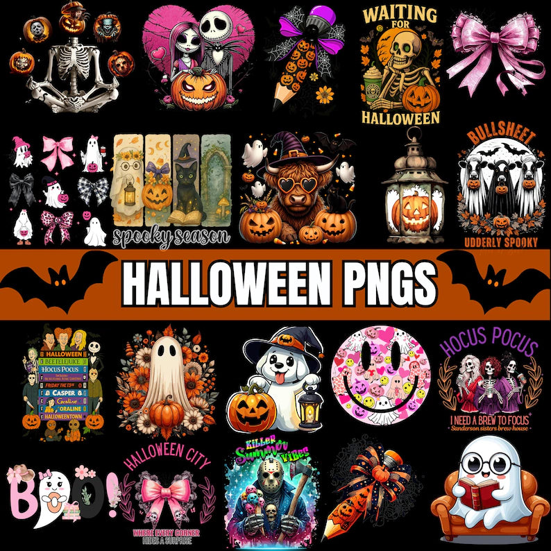 35,000+ Halloween Mega Bundle β Spooky Cartoon, Horror & Pumpkin Digital PNG Designs