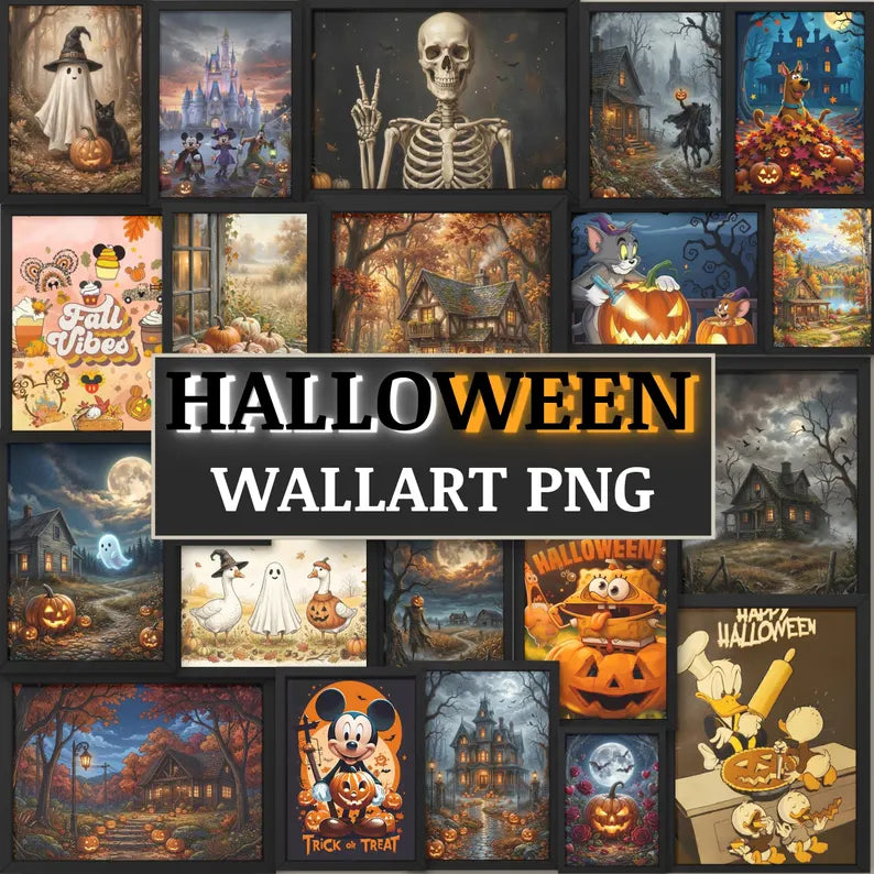 35,000+ Halloween Mega Bundle β Spooky Cartoon, Horror & Pumpkin Digital PNG Designs