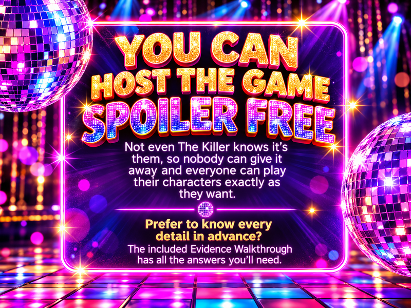 A Killer Disco Party – 70s Disco Murder Mystery Party Game