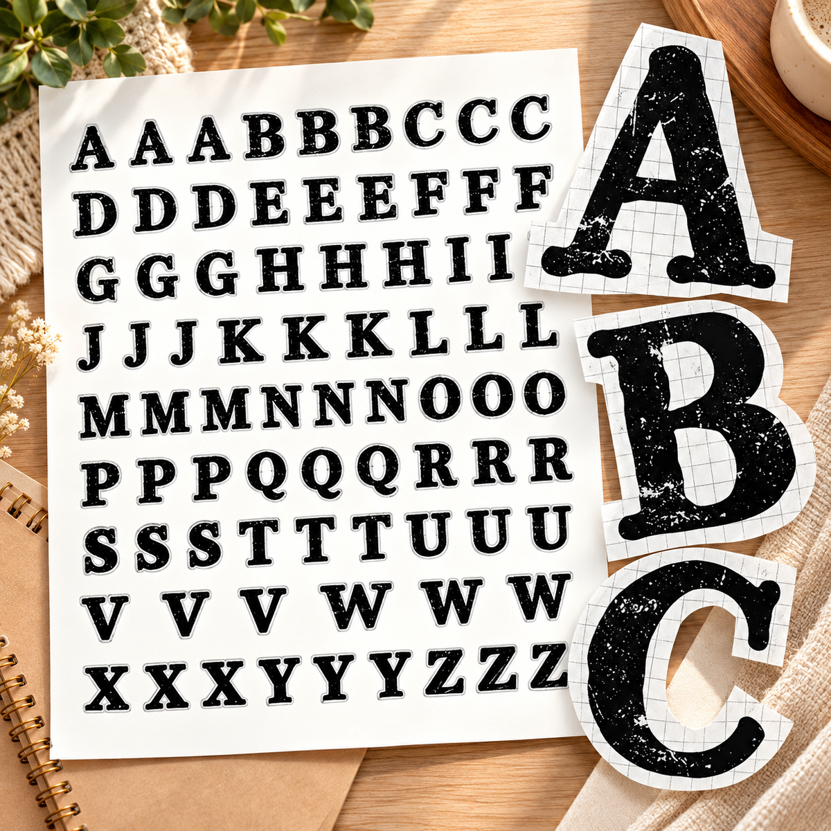 Murder Mystery Ransom Note Letters Printable Kit – 3 Variations