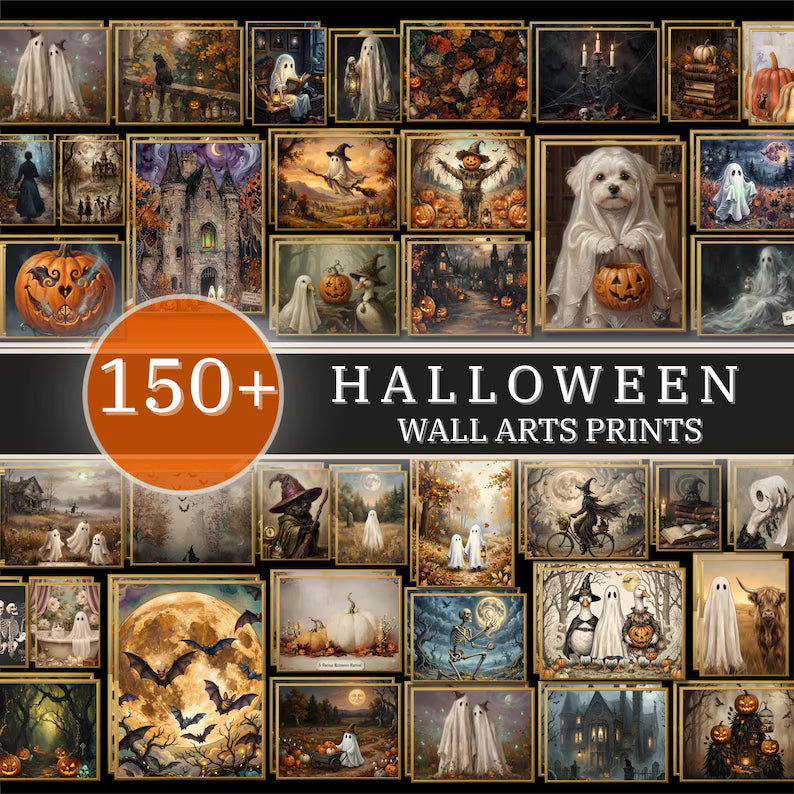 35,000+ Halloween Mega Bundle – Spooky Cartoon, Horror & Pumpkin Digital PNG Designs