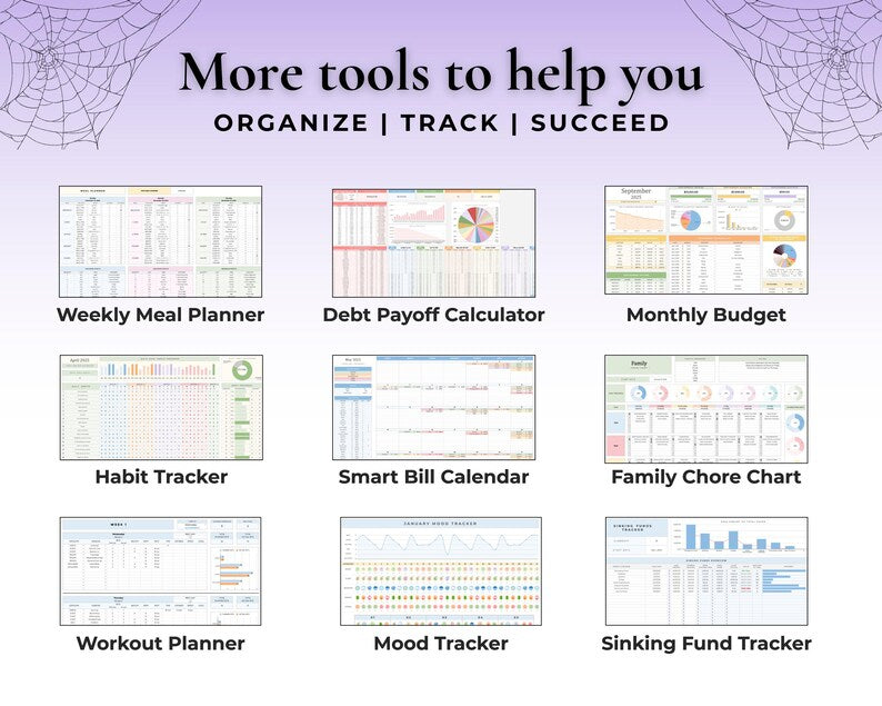 All-in-One Halloween Party Planner – Digital Budget Tracker, Guest List & Party Checklist