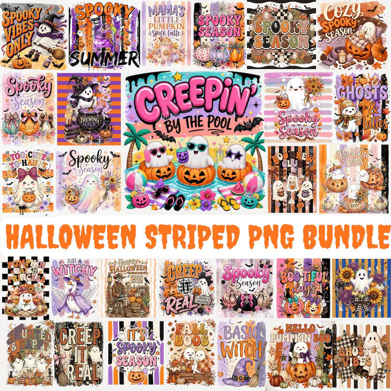 35,000+ Halloween Mega Bundle – Spooky Cartoon, Horror & Pumpkin Digital PNG Designs