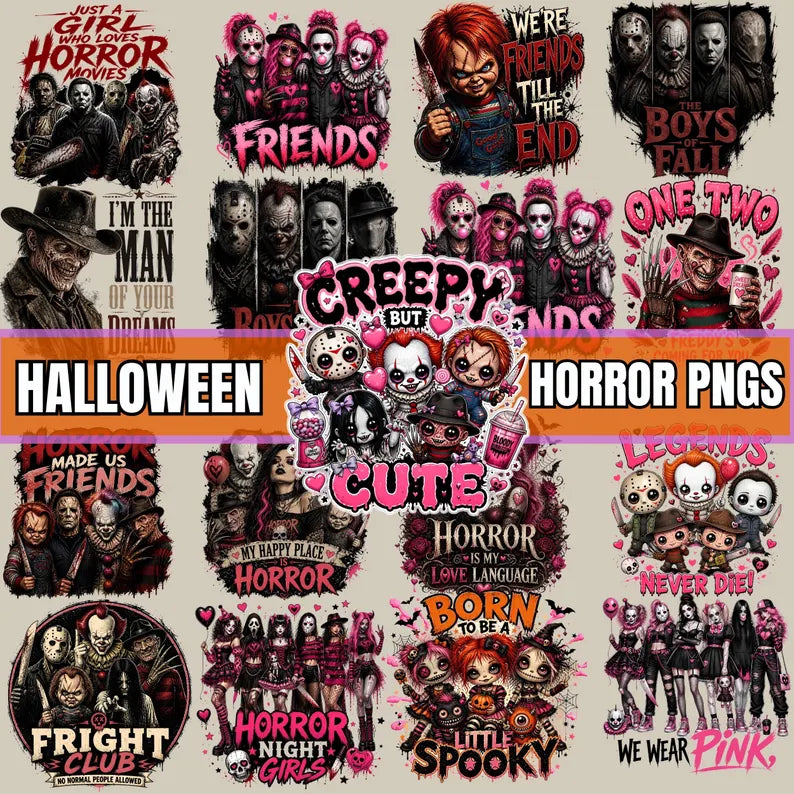 35,000+ Halloween Mega Bundle – Spooky Cartoon, Horror & Pumpkin Digital PNG Designs