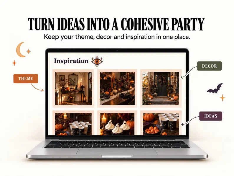 Halloween Party Planner – All-in-One Digital Party Organizer, Budget Tracker & Checklist
